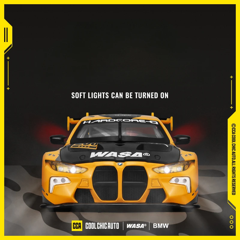 CCA моделирование 1:24 BMW M4-GT3 модель суперкара литой под давлением сплав игрушечный