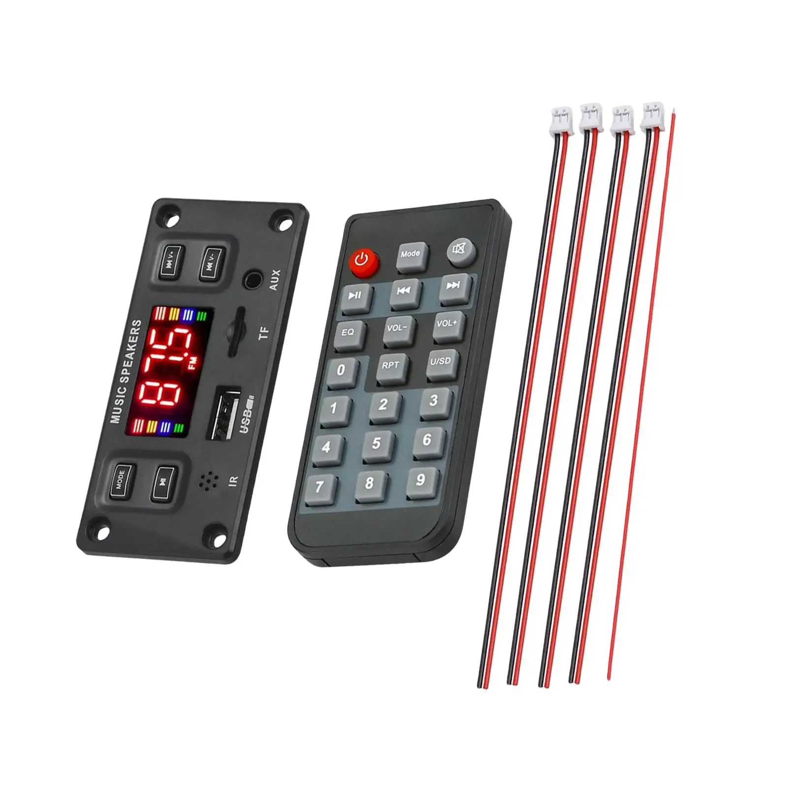 Динамик 2x60 Вт с RC BT 5.0 плата декодирования MP3-плеера для домашнего динамика сделай