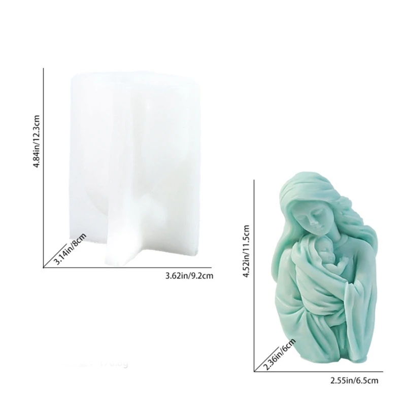 Силиконовая форма для свечей объятия матери и ребенка ароматерапевтических