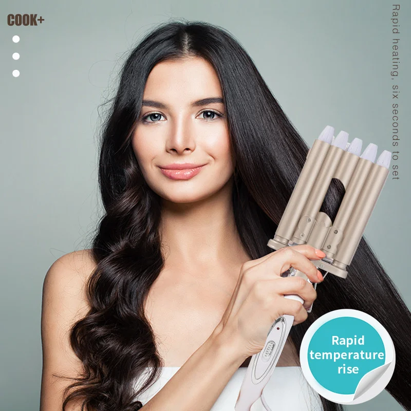 

Новинка, завивочная палочка для яиц с пятью трубками, гофрированная Растяжка для яиц, большая быстрая электрическая палочка для завивки, пя...