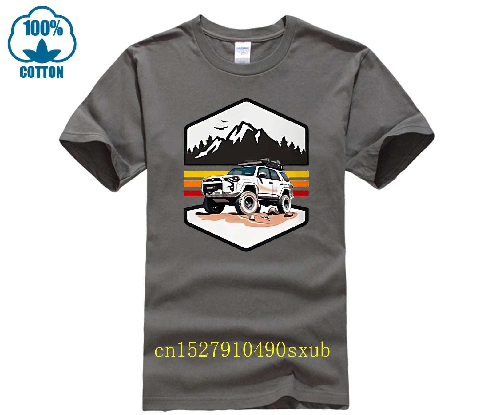 Модная летняя футболка 4Runner TRD Off-Road 4x4 5-го поколения Мужская