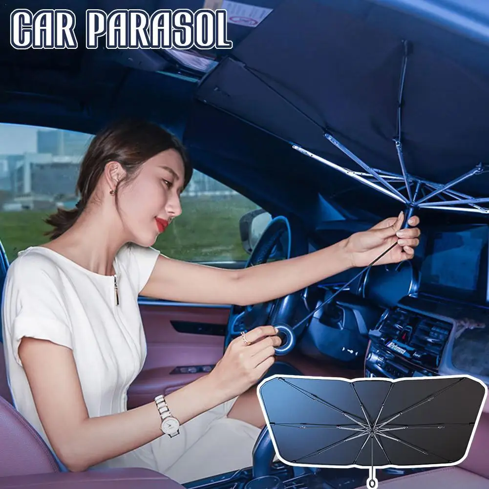 

Car Sunshade Umbrella Car Sun Shade Protector Parasol Summer Sun Interior Windshield Protection Accessories For Auto Shading