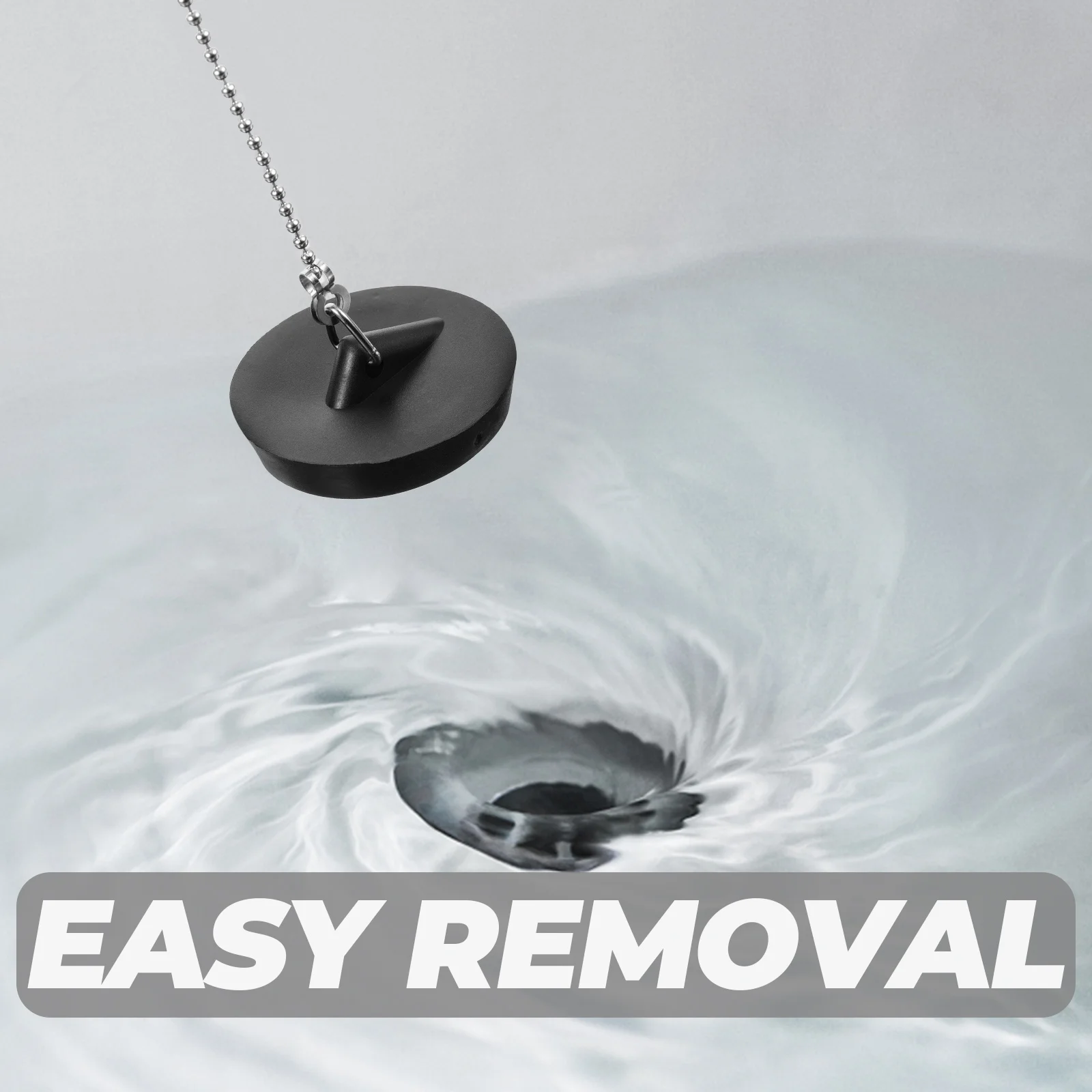 Резиновая пробка для воды раковина аксессуары ванной комнаты металлическая цепь