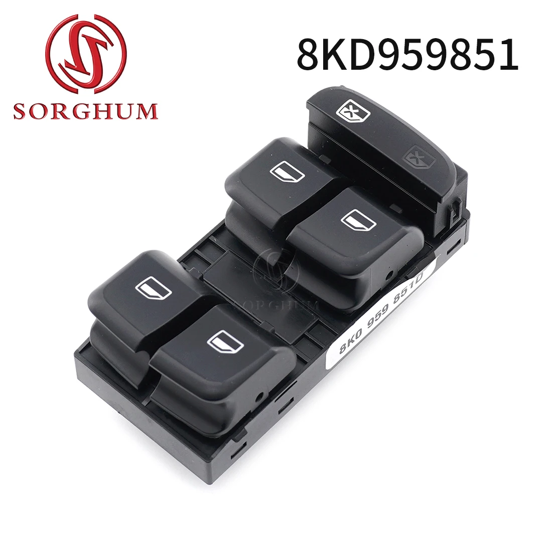 

SORGHUM 8KD959851 For AUDI Q5 A4 B8 2009 2010 2011 2012 Eletric Master Power Window Switch Car Auto Button 8K0959851 8K0959851D