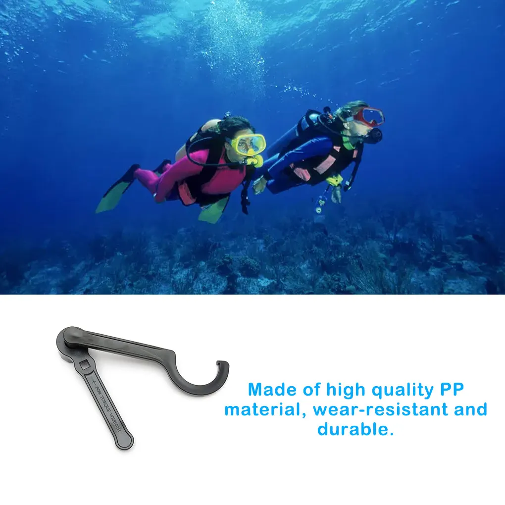 

Гаечный ключ для подводного плавания, практичный черный гаечный ключ, инструменты для разборки
