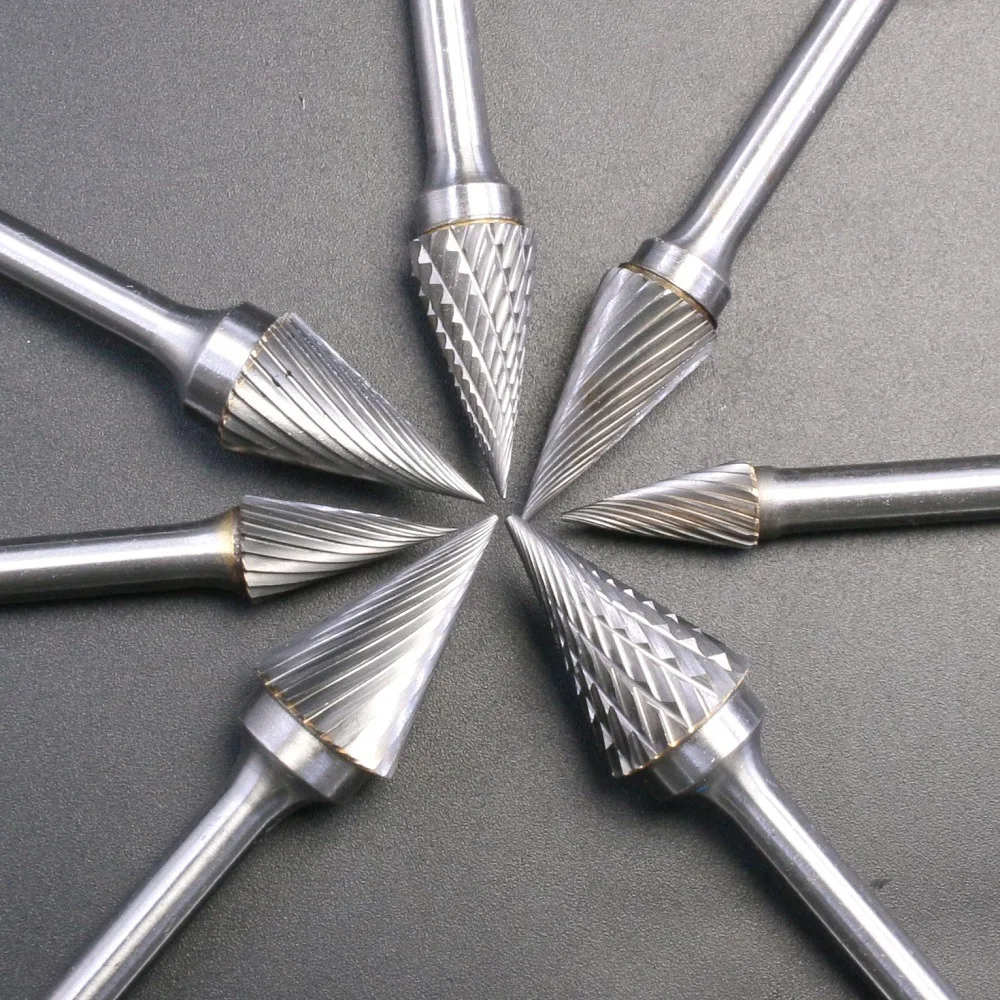 

Tungsten Carbide M Type Head Rotary File Point Tool Grinder Abrasive Tools Drill Milling Carving Polishing Bits 6mm 1/4" Shank