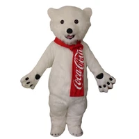 polar bear making plush performance adult headgear polar bear props walking cartoon puppet white bear clothes