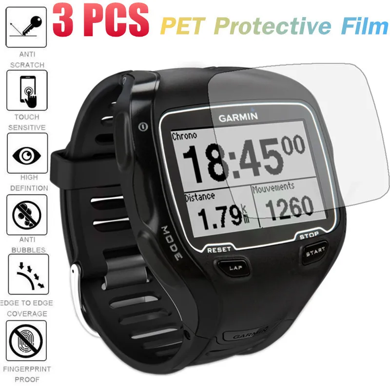 

3 Pcs Smart Watch Protective Soft Film For Garmin ForeRunner 910XT FR910XT HD Scratch Proof Sport Watch Screen Film
