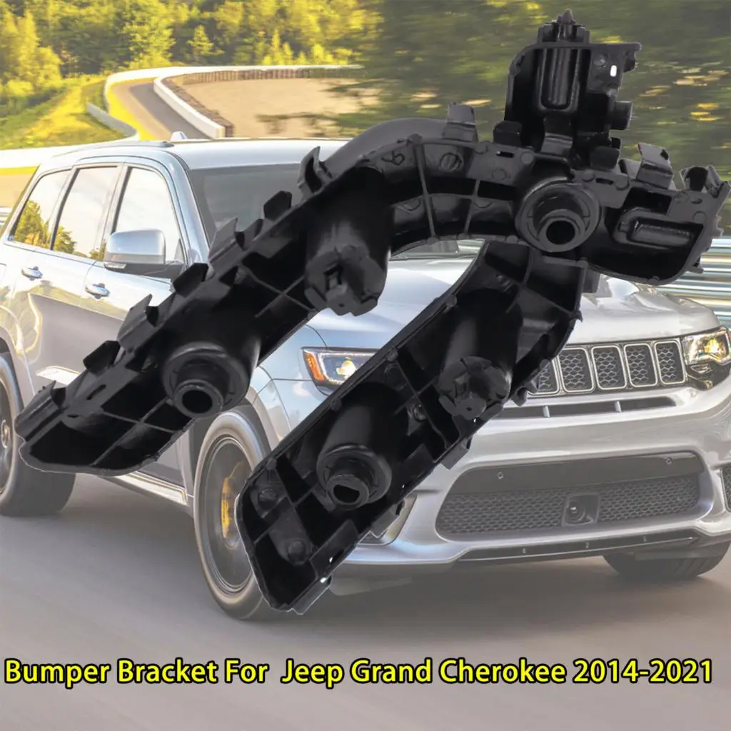 

Для Jeep Grand Cherokee 2014 2015 2016 2017 2018 2019 2021 2 кронштейны переднего бампера автомобиля, опорные фиксаторы 68144218 АД 68144218 AE