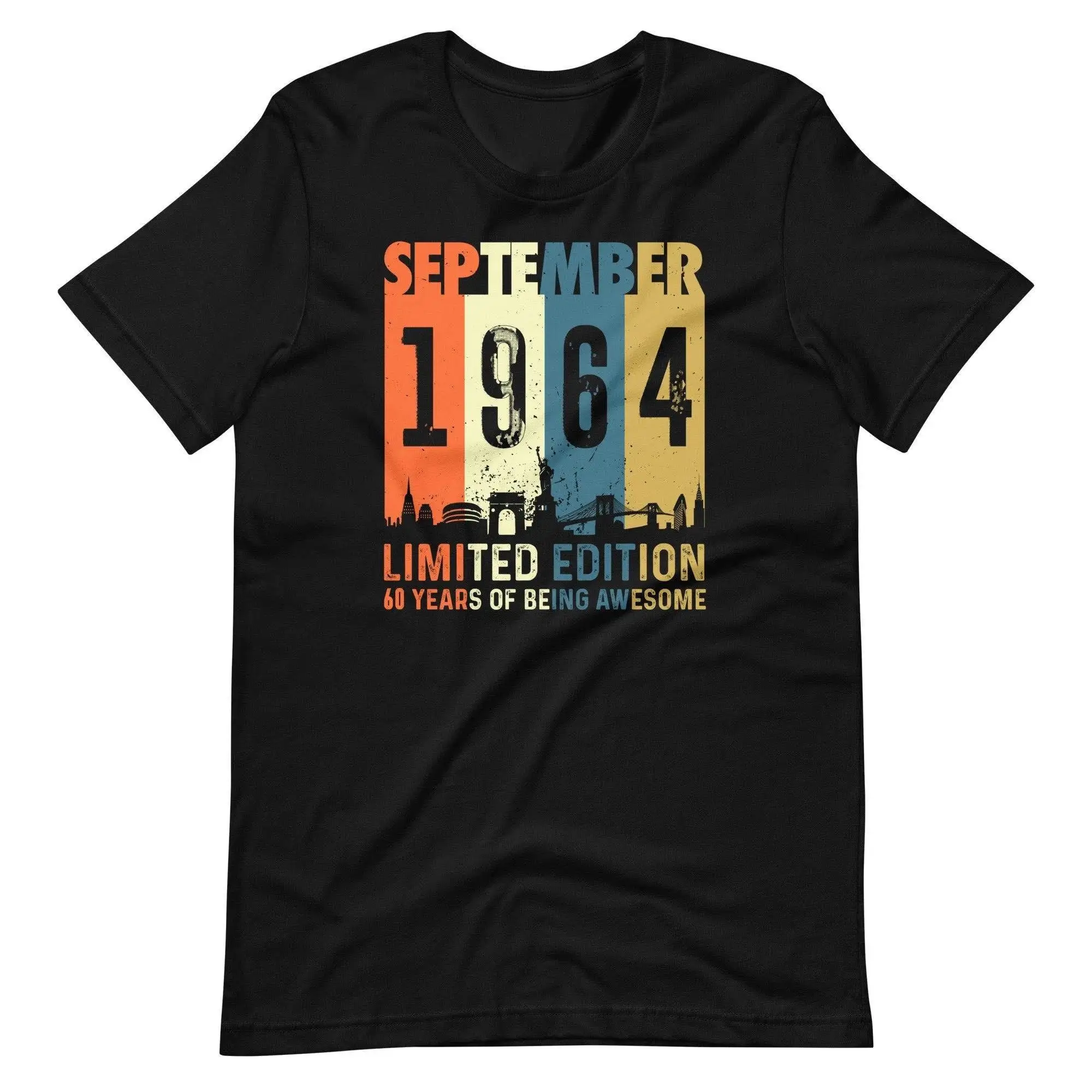 Футболка Рожденный в сентябре 1964 года толстовка 60-летний ограниченный выпуск на