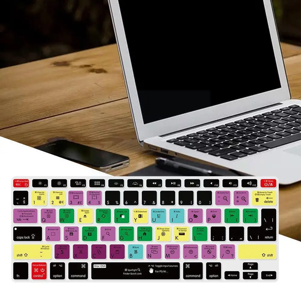 

Suitable For Notebook Pro Color Board Film 13.3/11/15 Shortcut Function Board Film Cap I2i8