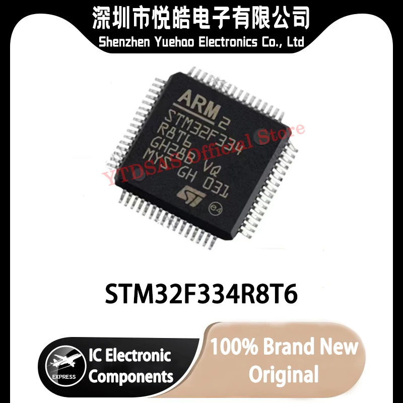 

10pcs STM32F334R8T6 STM32F334R8 STM32F334 STM32F STM32 STM IC MCU LQFP-64 Chipset