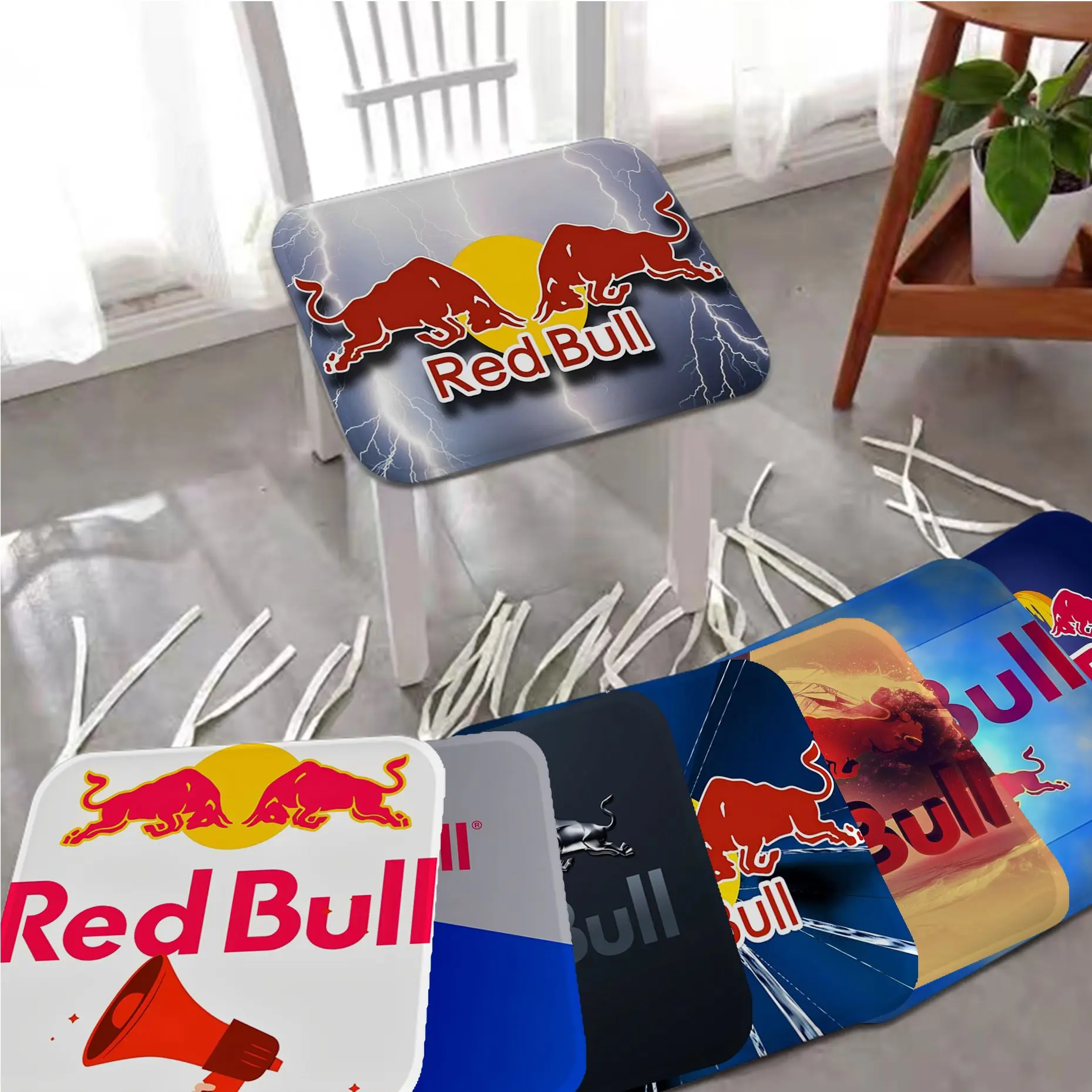 

R-Red B-Bull Cushion Mat European Chair Mat Soft Pad Seat Cushion For Dining Patio Home Office Garden Sofa Decor Tatami