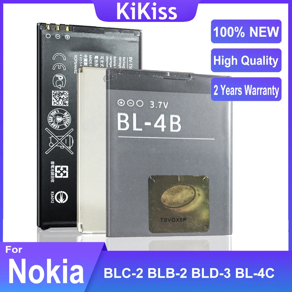 BLC-2 BLB-2 BLD-3 BL-4C BL-5C Battery For Nokia 1200 2100 3200 3300 6220 6610 7210 7250 3310 3330 3410 3510 5510 3530 3335 BLD 3