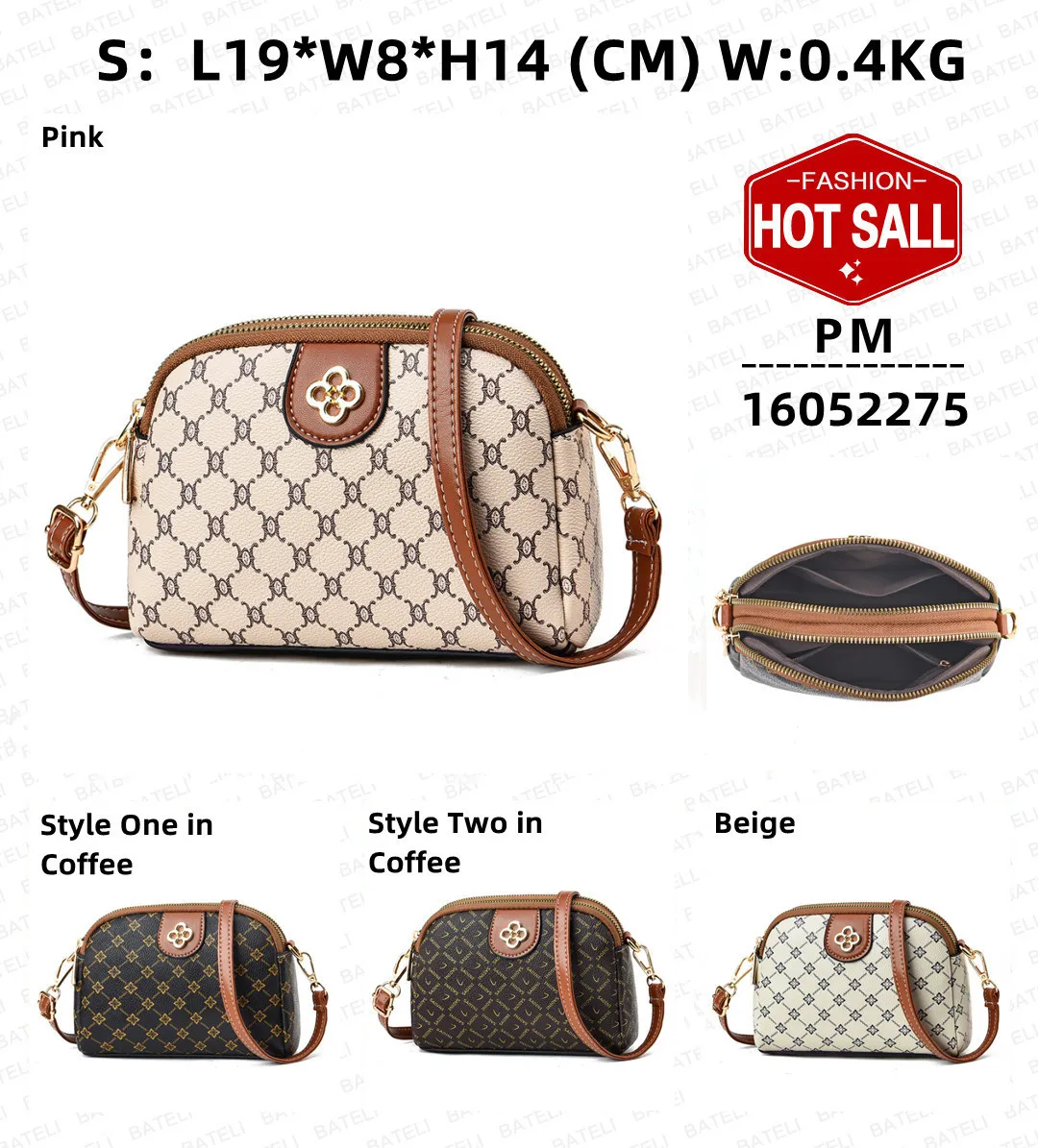 Vintage Women Crossbody Bags Leather Printing Designer Shoulder Messenger Bags Chain Sling Bag for Ladies Handbag Shoulder Belt