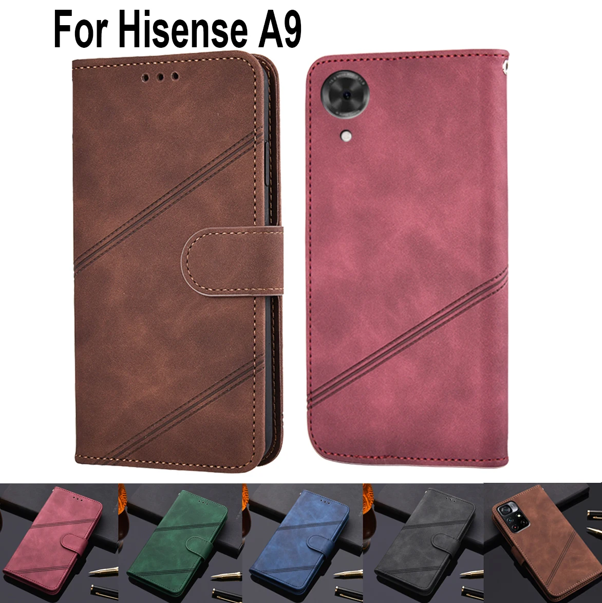 

Чехол-книжка с бумажником для Hisense A9