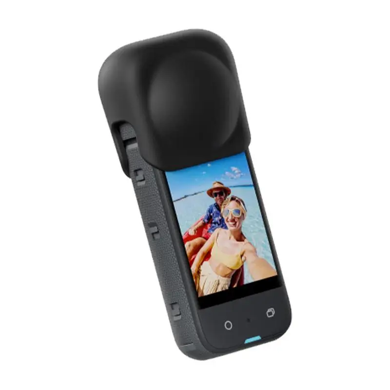 

Пылезащитная Крышка для объектива Insta360 X3 с защитой от царапин для панорамной камеры, Высококачественная мягкая силиконовая Крышка для объе...