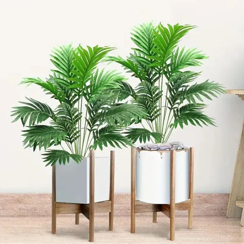 

Tropical Artificial Plants Palm Leaf Large Scattered Tail Fake Plant Leaves Plastic Tree Home Garden Wedding Party Office Decor