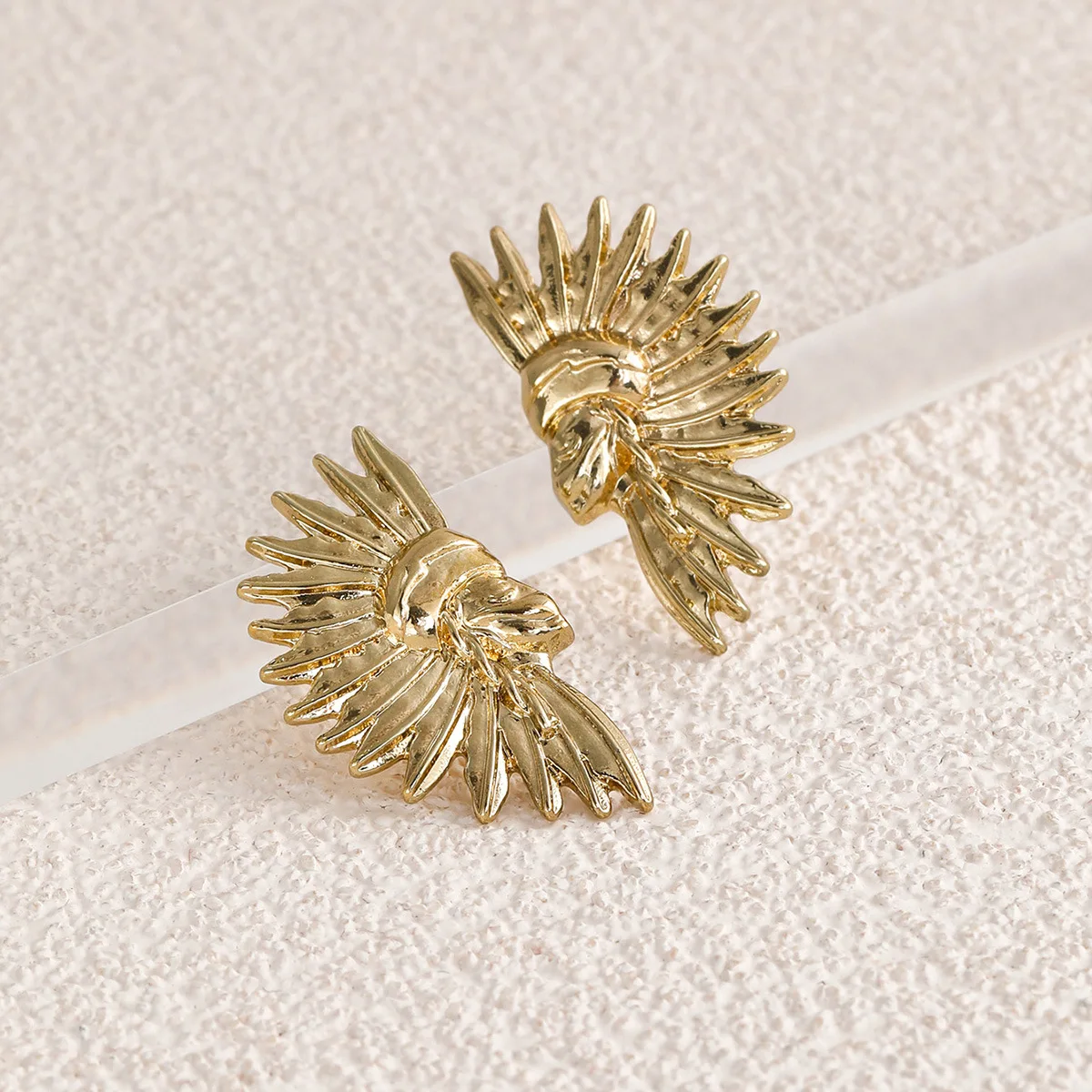 

Fashion Exaggerated Punk Egype Earrings Vintage Gold Color Alloy Stud Earrings for Women Bohemia Style Jewellery