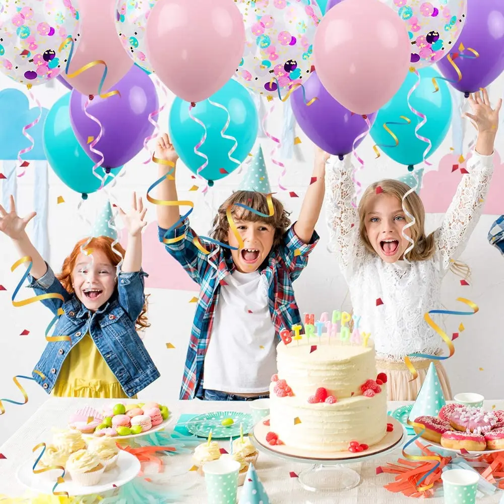 Посуда в виде единорога одноразовые тарелки чашки шляпы баннер для детей девочек