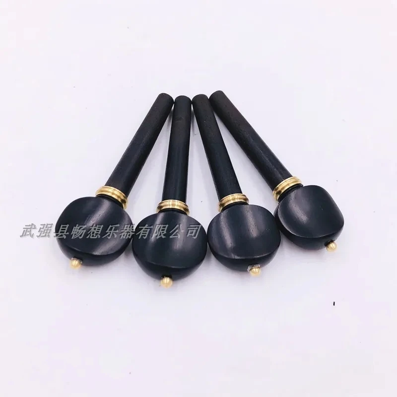 

Hand Carved 1set 4/4 violin parts Excellent Violin Ebony wood Accessories
