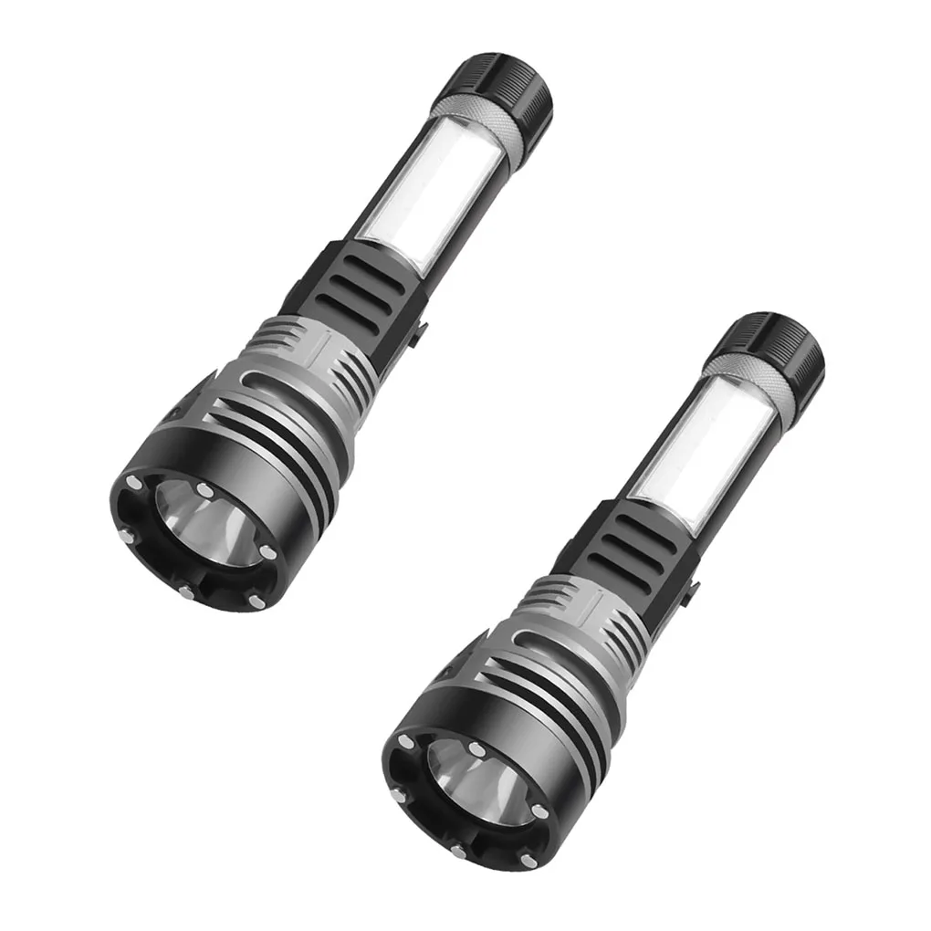 

USB Перезаряжаемый фонарик, регулируемый водонепроницаемый наружный фонарик для ночной езды, походов, скалолазания, экстренного освещения