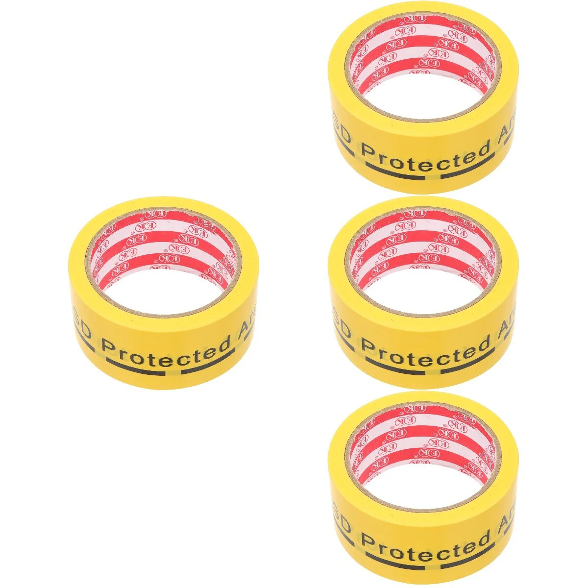 

4 Rolls Anti-static Tape Self Adhesive Warning Decal Non Skid Caution Safety Seal Sensitive