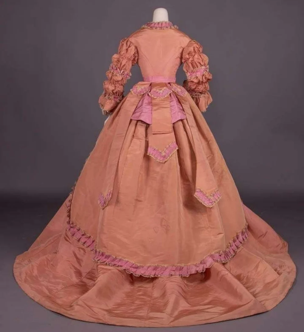 Халат 1868-х годов A La Francaise бальное платье Марии-Антуанетты викторианское