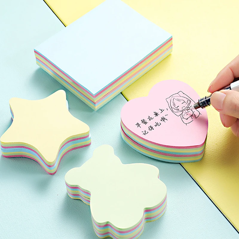 

Sticky Notes Self-adhesive Bookmarks Memo Pad Sticky Tabs Kawaii Stickers for Creativity Cute Notepad Stickers School stationery