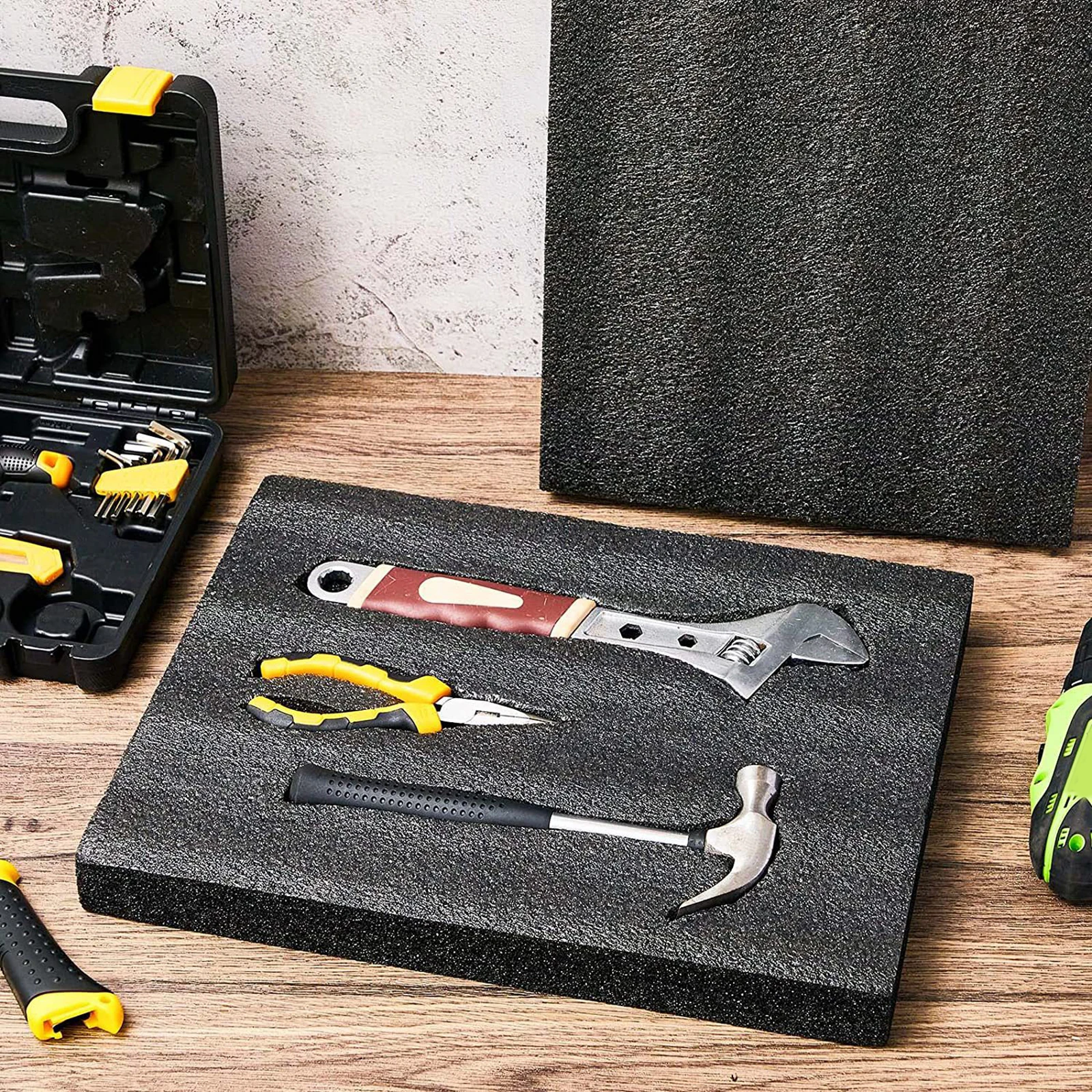 

Полиэтиленовый режущий пенопластовый лист, ящик для инструментов, пенопластовая вставка, вкладыш для ящика, транспортировочная подкладка для ящика для инструментов, инструмент для хранения камеры и ремесел