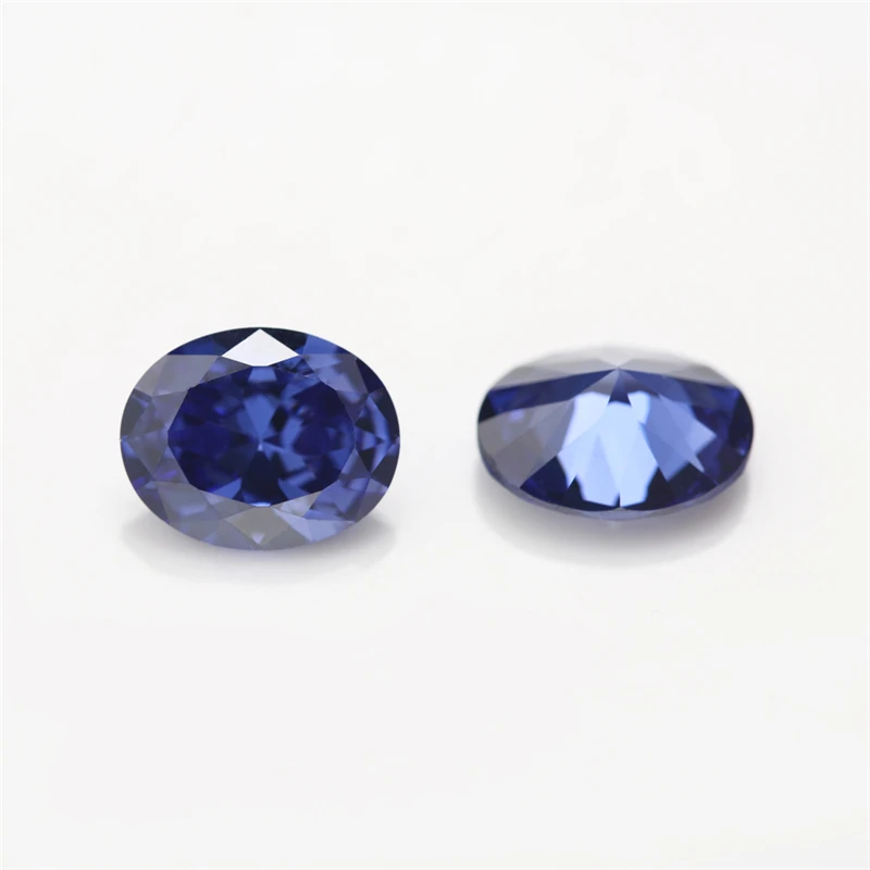 Фото Размер 2x3mm ~ 10x14mm овальной формы свободный циркониевый куб камень 5A CZ камни зеленый морской синий кофе Танзанит, цветное родолит №5