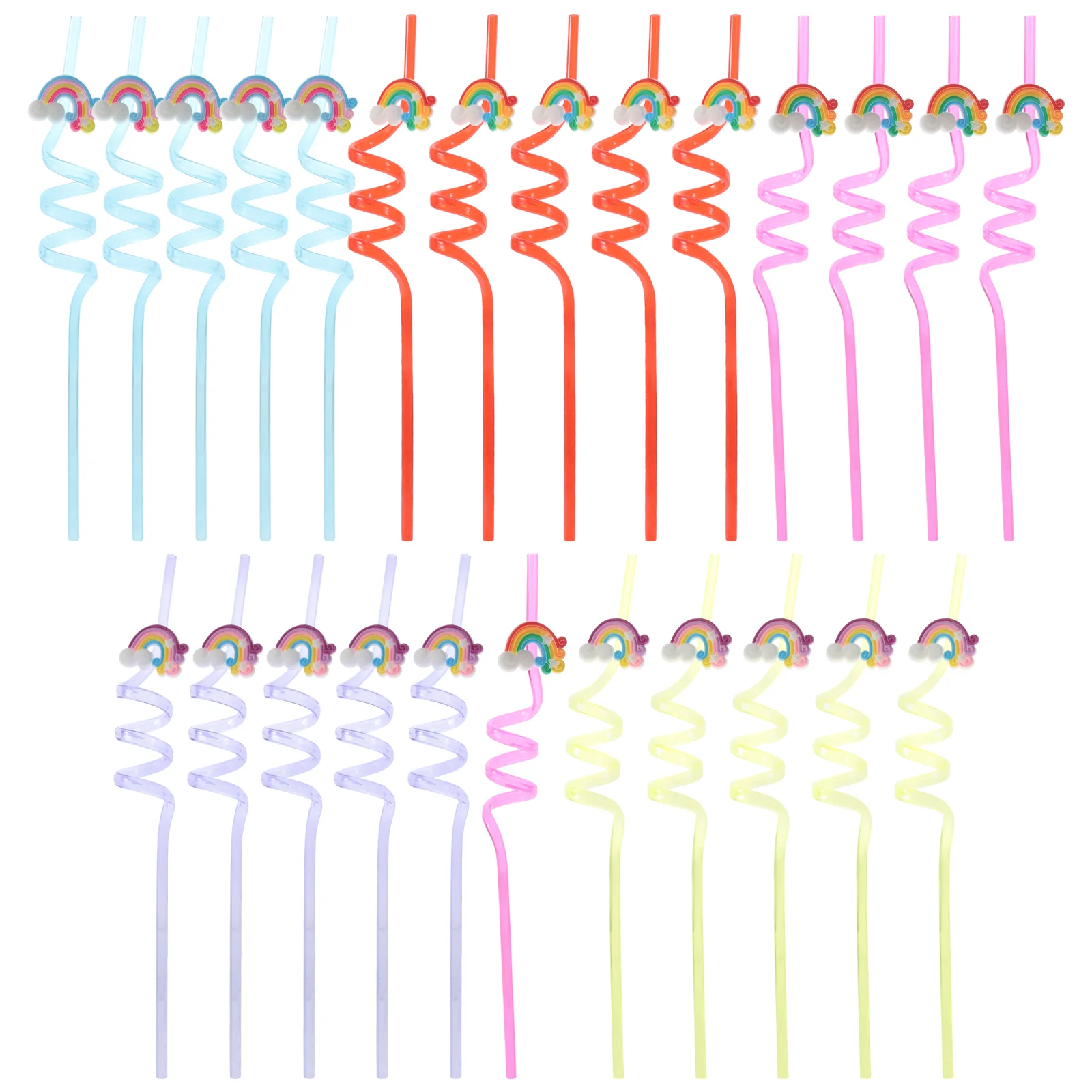 

25 шт. очаровательных питьевых трубок, планшетов, разноцветных игрушек