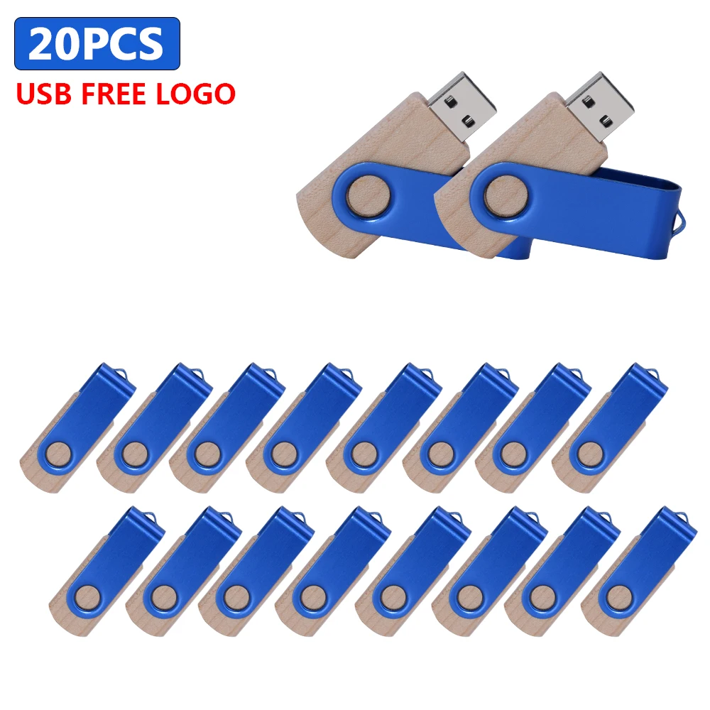 

USB-флеш-накопитель в деревянной коробке, 4/8/16/32/64 ГБ, 20 шт./лот