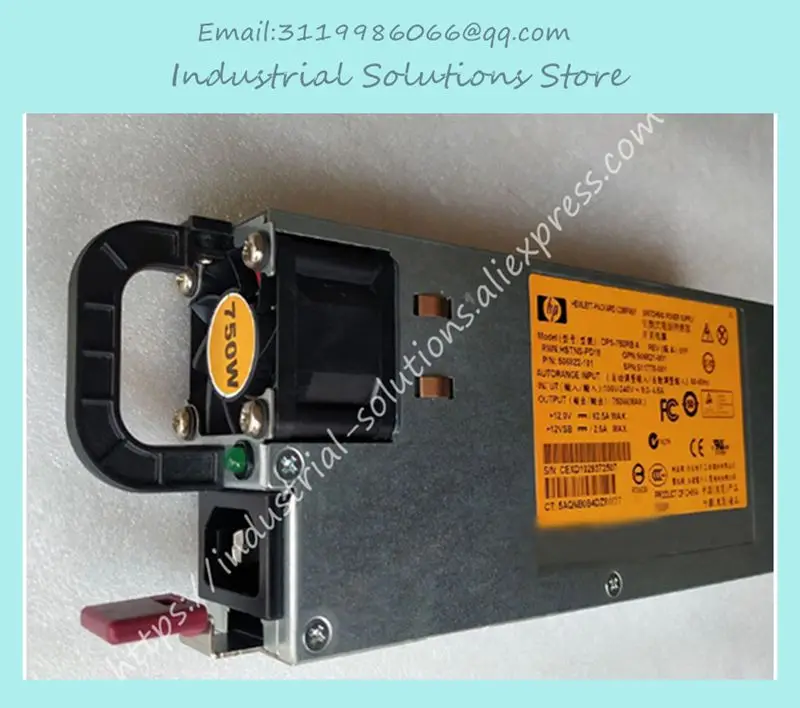 DL380 DL380G6 DL380G7 HSTNS-PD18 750W 511778-001 DPS-750RB A протестирован