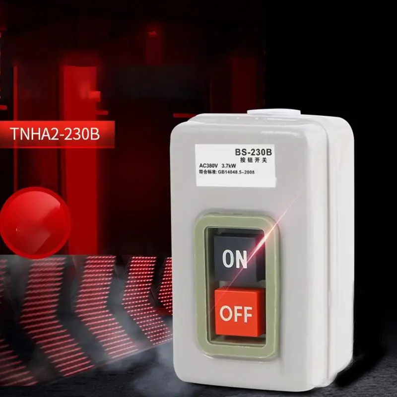 96 ГБ OFF POWER PUSTBOUTTON THEPLENT 380 В 3 7 кВт панель переключателя