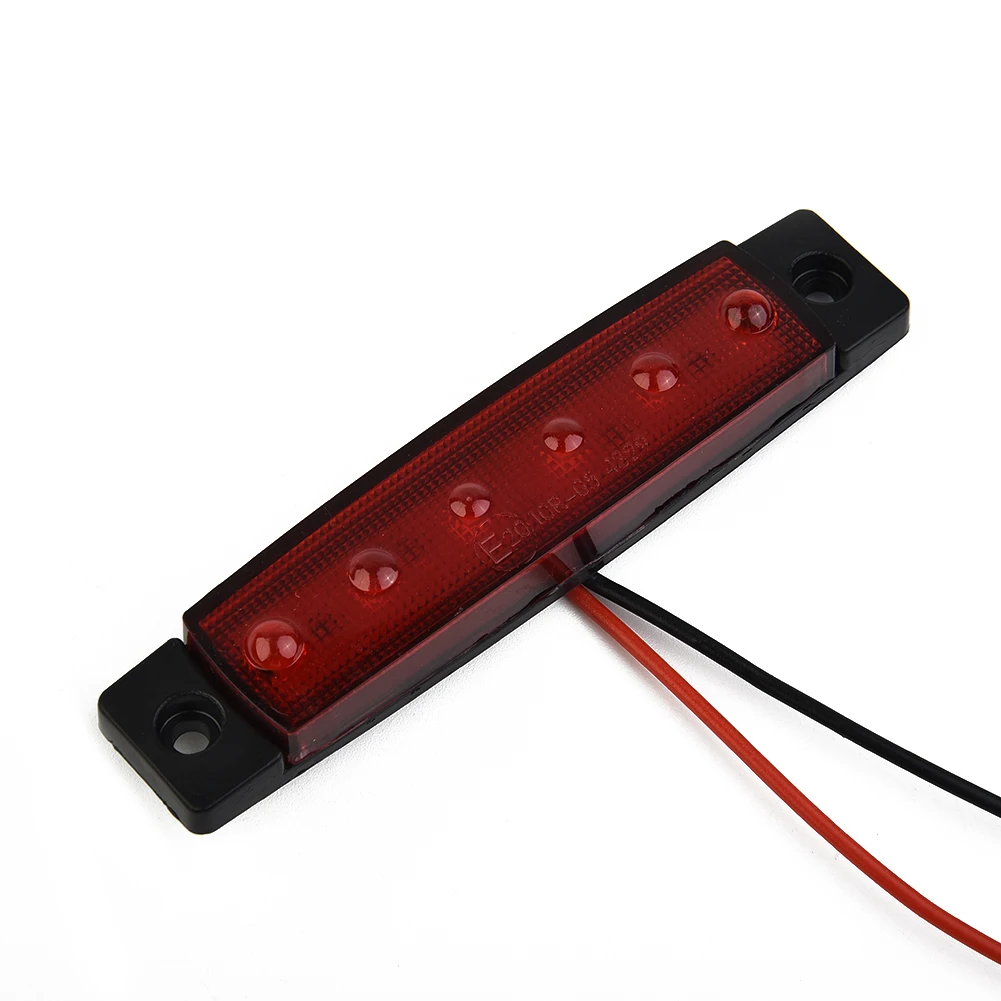 

Double-sided panel Tail light Waterproof Marker Light Low Power Consumption Red Sealed Stop for Truck Trailer RV Boat