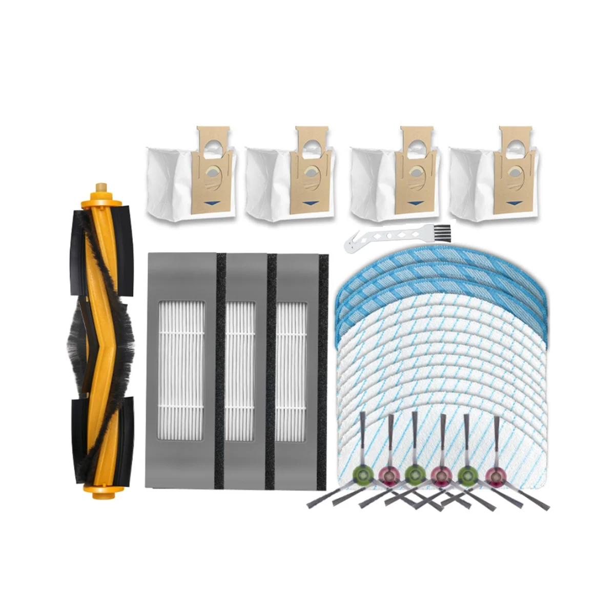 

Accessories Kit for Ecovacs Deebot Ozmo T8 AIVI T8 Max T8 T8+ Series/ T9 /N8, N8 Pro Plus/ N8 Pro Robot Vacuum Cleaner