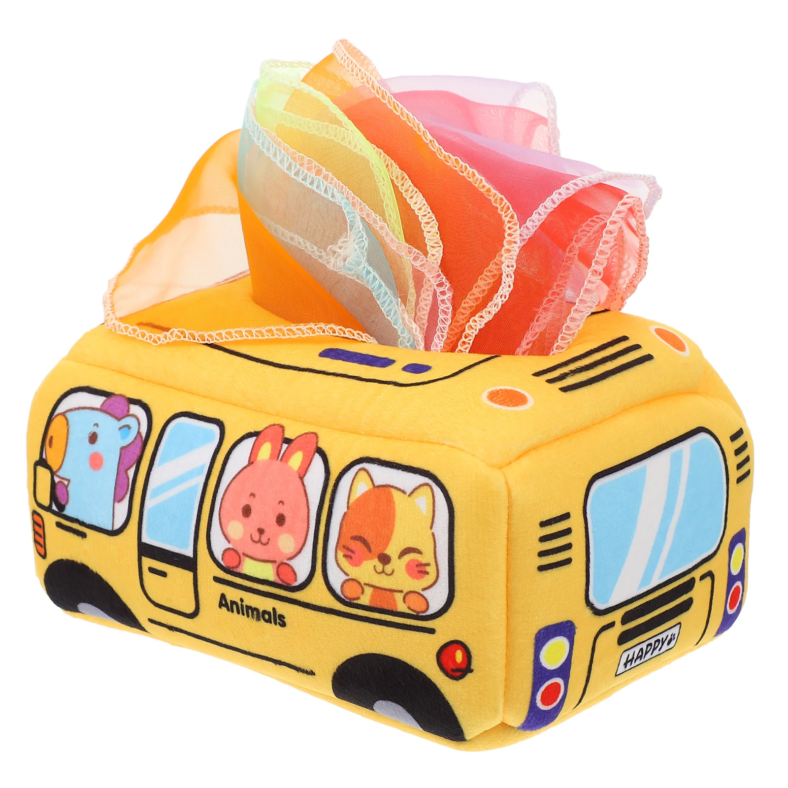 

Box Tissue Babysensory Montessori Scarves Juggling Stuffed Babiesmonth Old Play My Rainbow Dance Plaything Toddler Crinkle