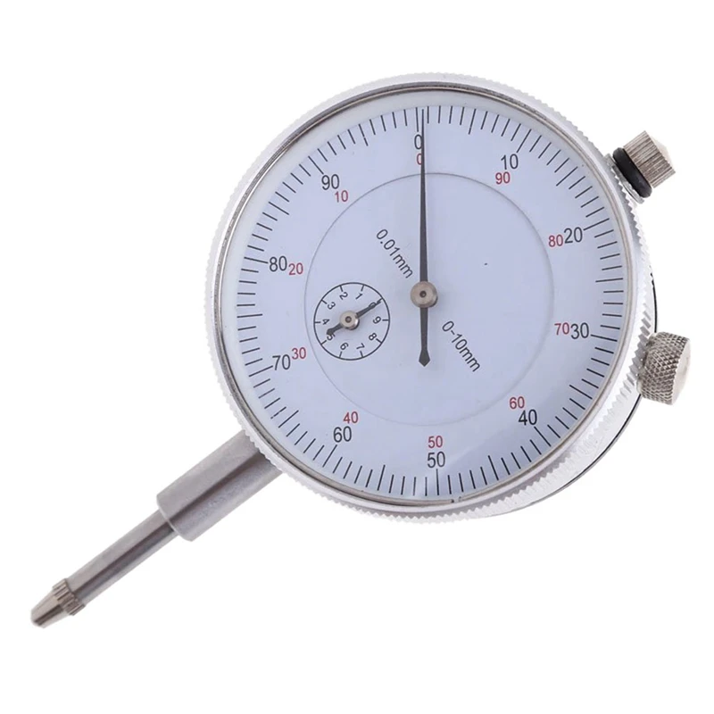 

3X Dial Indicator Gauge 0-10Mm Meter Precise 0.01 Resolution Concentricity Test