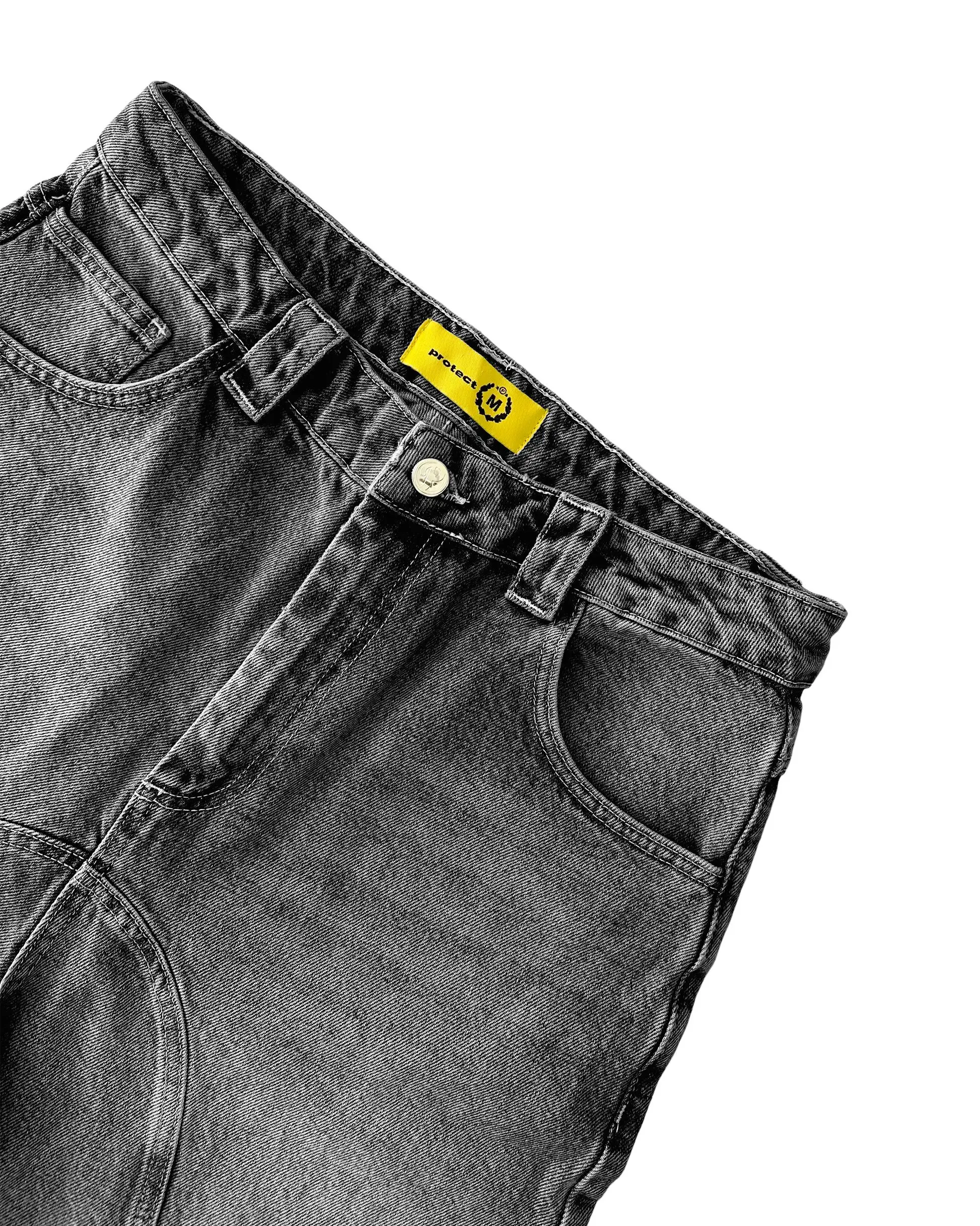 Шорты мужские/женские джинсовые с вышивкой в стиле хип-хоп