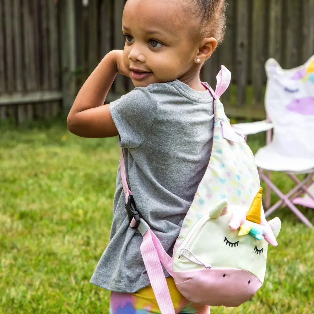 Sparkle the  Kid's Backpack - Cream/Pink (3 Liter), Unisex