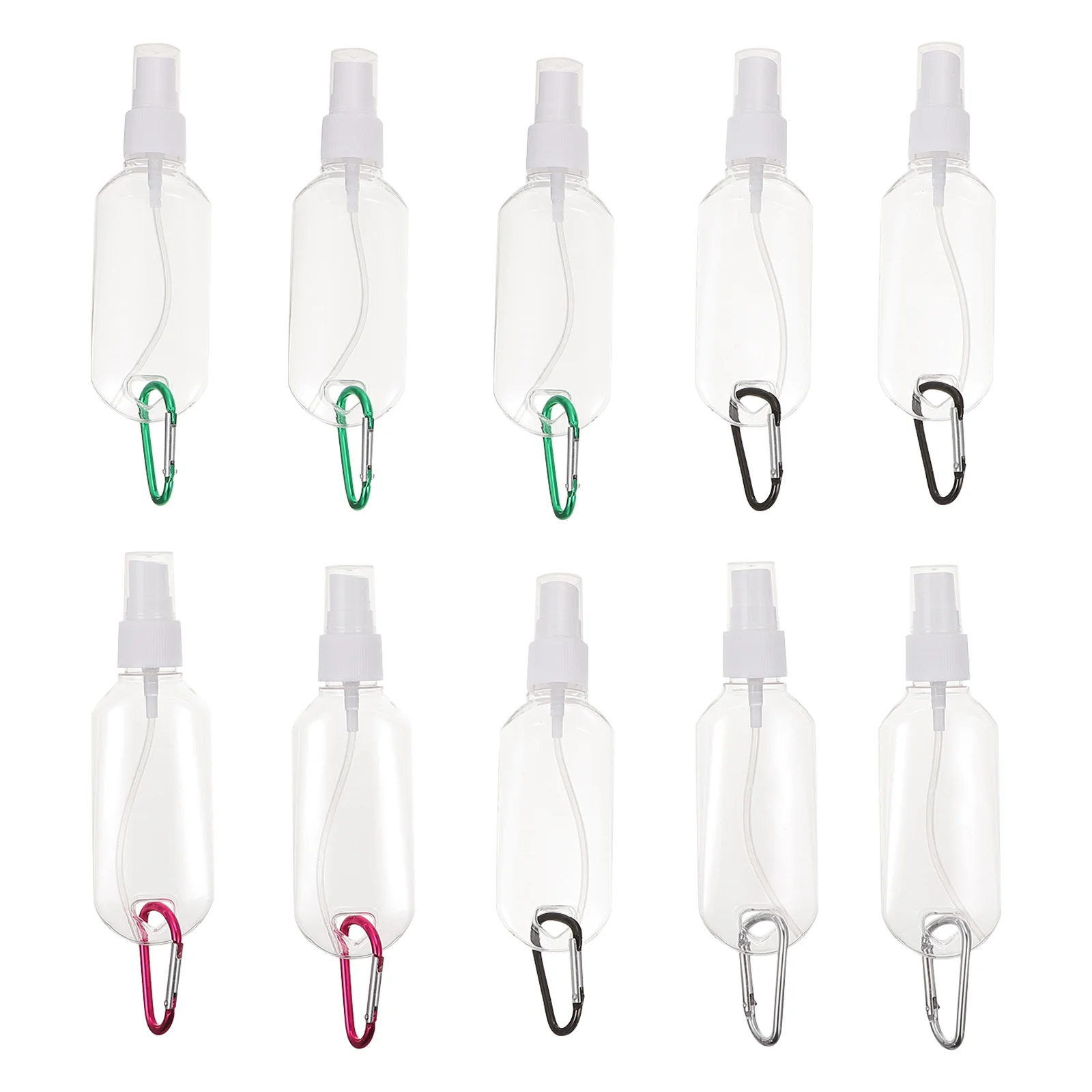 

10 Pcs Keychain Spray Bottle Perfume Bottles Dividing Travel Holders Containers Liquids Lotion Dispensers Spraying