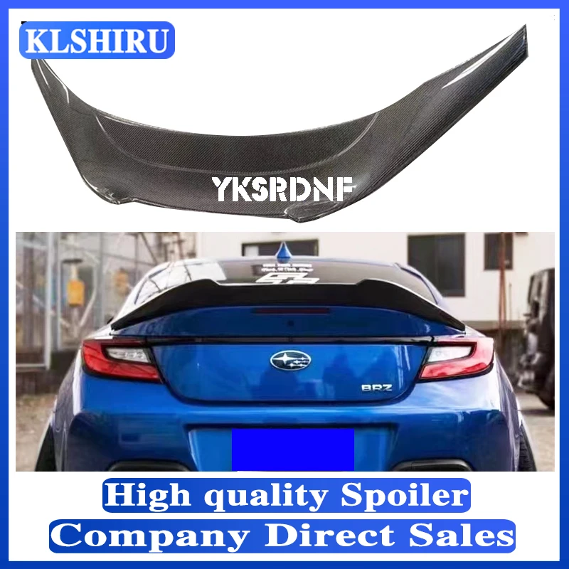 

For Toyota GR86 Subaru BRZ Spoiler 2021 2022 Carbon Fiber Rear Roof Spoiler Wing Trunk Lip Boot Cover Car St