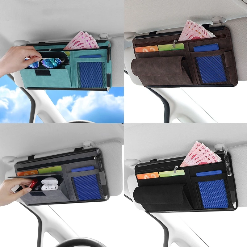 

Sunglass Holder Car Storage Coins Keys Receipts Driving License Lipsticks Auto Interior Accessories Apply to All Car D7YA