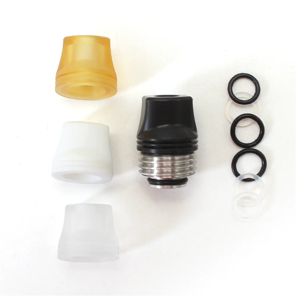 

Sxk BB NEO DL/MTL Drip Tip for Billet Box Mod MTL mouth suction small orifice and DL lung suction large orifice 316Ss Full Kit
