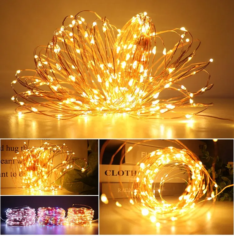 

Уличная светодиодная гирлянда на солнечной батарее, праздничная Рождественская Праздничная лампа-лента для украшения сада на солнечной ба...