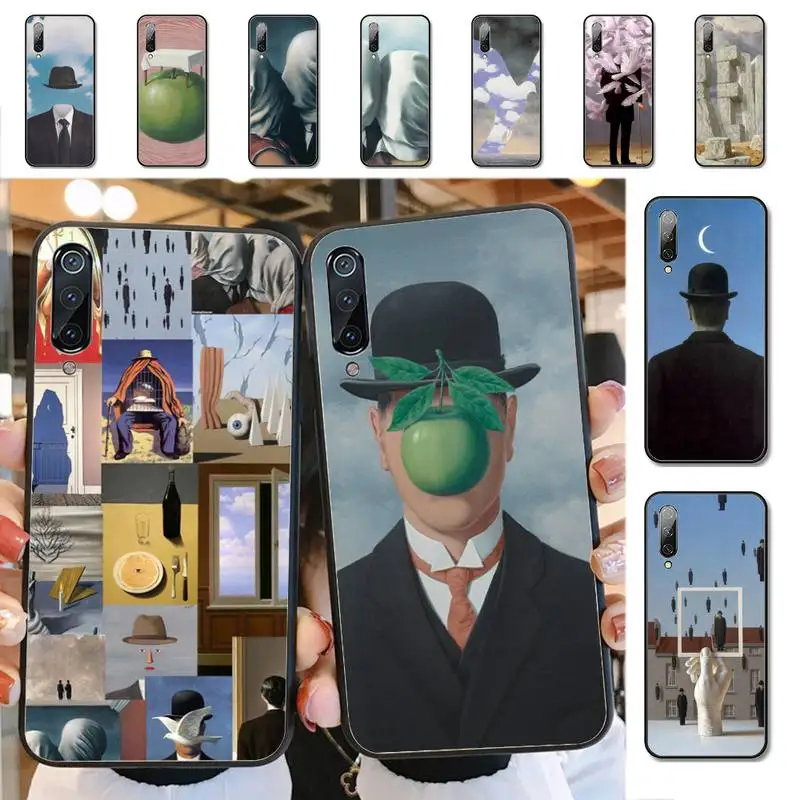 

Rene Magritte Phone Case for Xiaomi mi 5 6 8 9 10 lite pro SE Mix 2s 3 F1 Max2 3