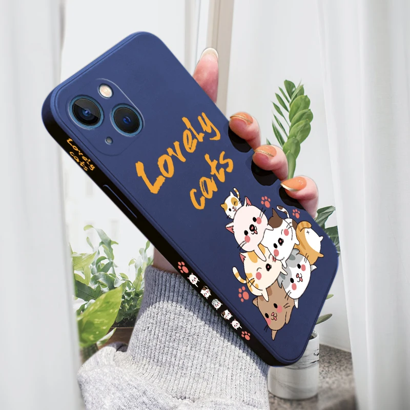 

Cute Funda Case for OPPO A96 A77 A76 A57 A36 A16 A16K A16E A93 A95 A55 2020 2022 5G Liquid Silicone Flexible Cover Coque Capa