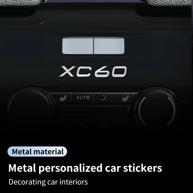 3D наклейки с логотипом автомобиля металлическая наклейка буквами для Volvo XC60 XC70 XC90