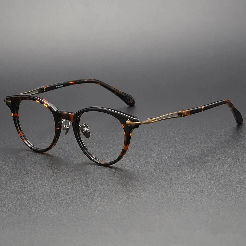 Очки овальные из ацетата для мужчин и женщин винтажные модные ультралегкие